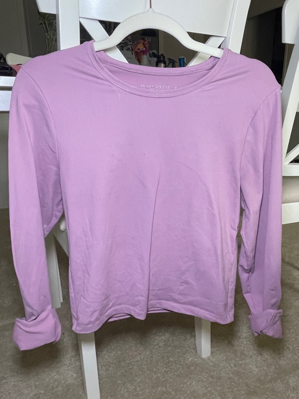 Abercrombie & Fitch Lilac Long Sleeve Tee